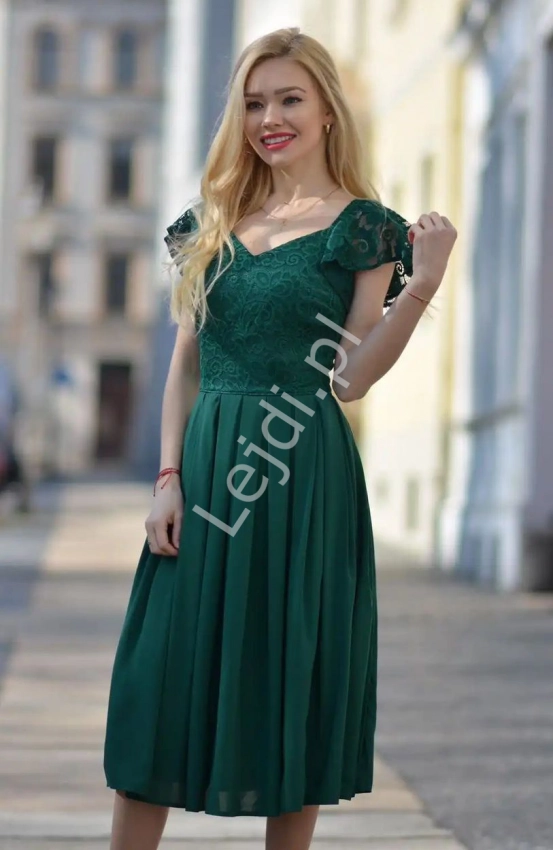 Elegancka sukienka wieczorowa w romantycznym stylu, Julia Km313