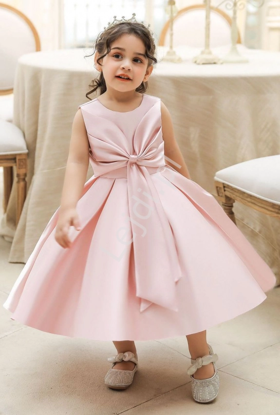 Różowa sukienka dla dziewczynki na wesele, na urodziny, na bal 2063